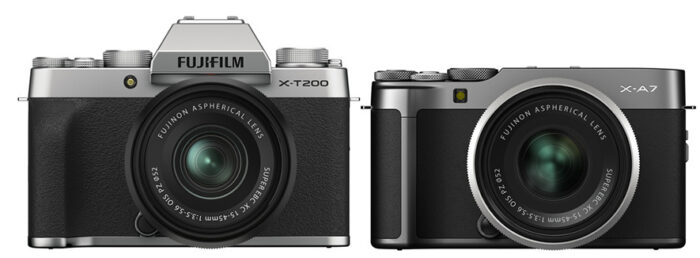 Fujifilm X-T200 vs X-A7 - The 10 Main Differences - Mirrorless