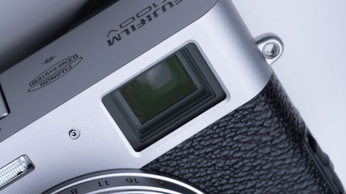 The X100V viewfinder