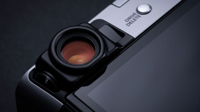 The X100V viewfinder