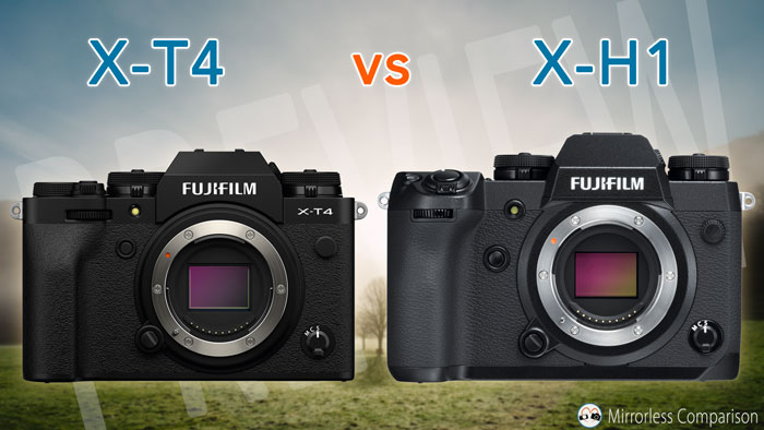 barst donor pauze Fujifilm X-T4 vs X-H1 - The 10 Main Differences - Mirrorless Comparison