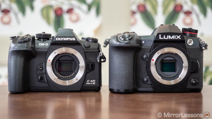 The E-M1 III and G9 side by side