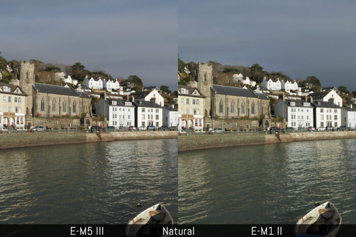 Comparison of the colour rendering of the Olympus E-M1 II and E-M5 III