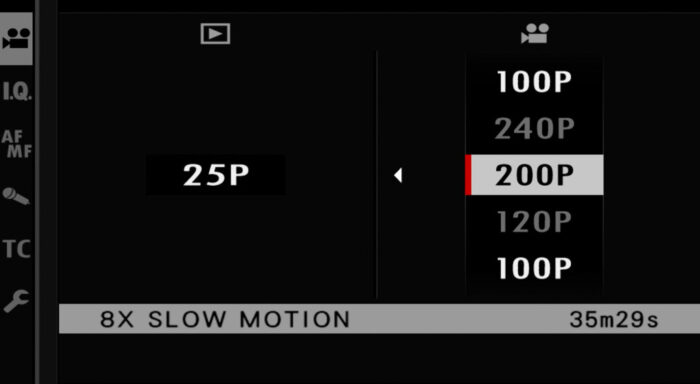 high speed camera 240 fps