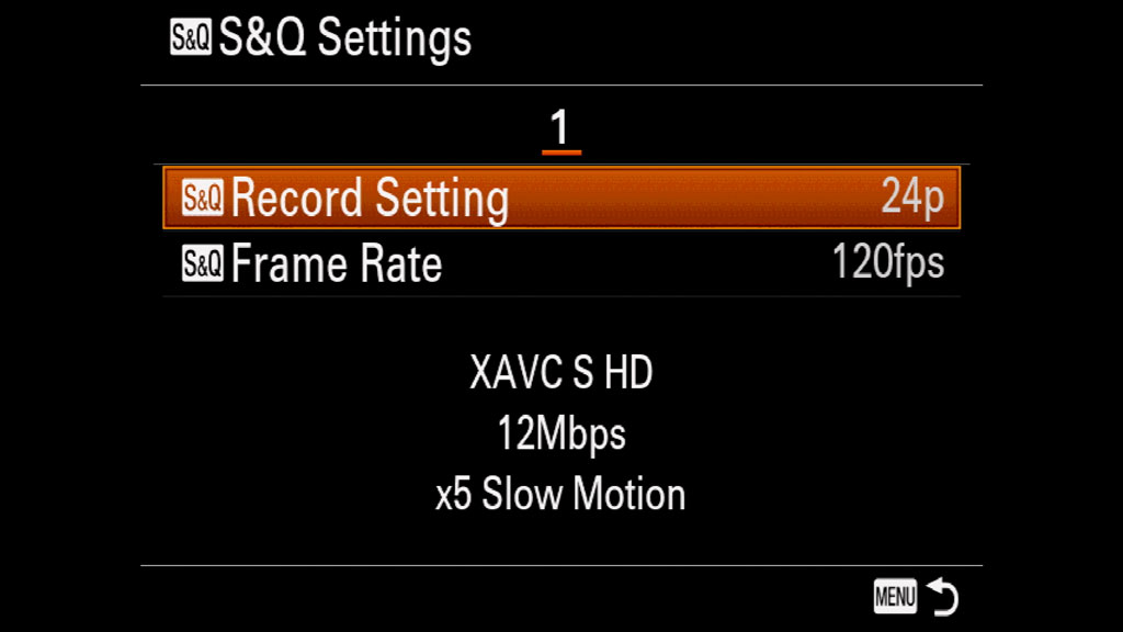 Sony A7 III, A7R III, Slow Motion Settings - Mirrorless Comparison