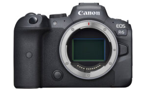 Canon R6 front view