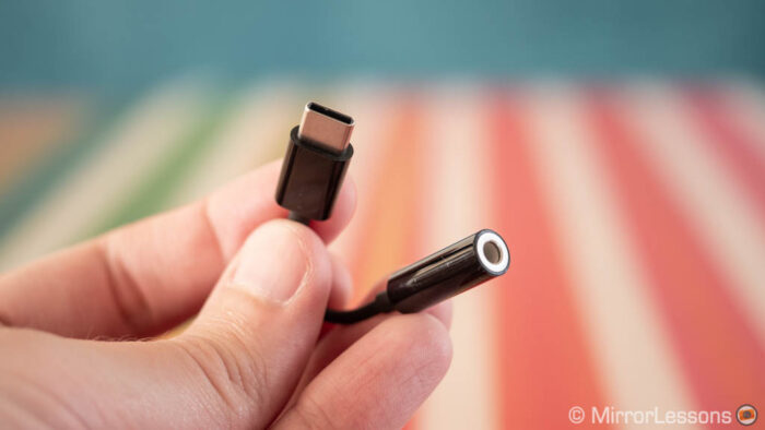 USB C to mini jack adapter