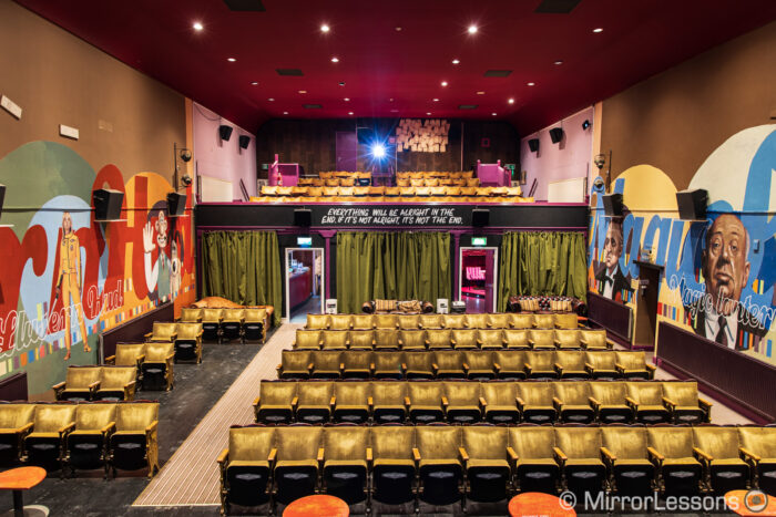 interior of a welsh independent cinema