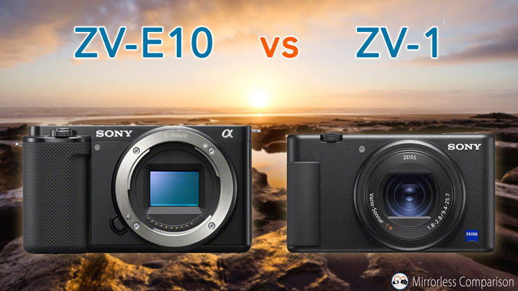 cover image with Sony ZV-E10 and ZV-1 side by side