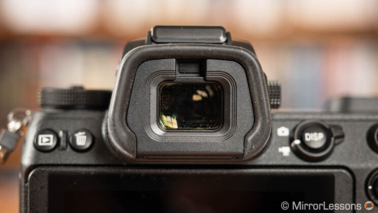 Nikon Z6 viewfinder