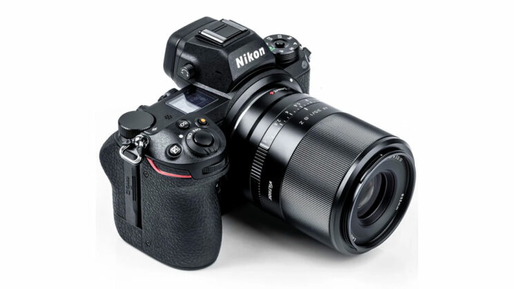 Viltrox 35mm 1.8 mounted on the Nikon Z6