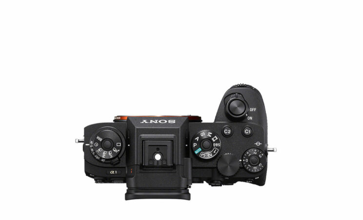 Sony A1, top view