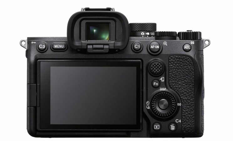 Sony A7 IV rear view