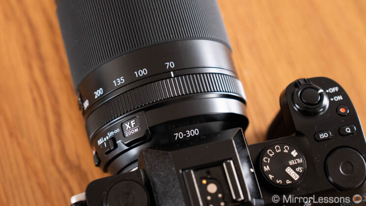 Fujifilm 70-300mm aperture ring