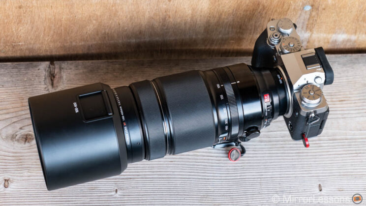 Fujifilm X-T4 with 100-400mm attached