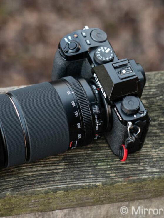 Fujifilm X-S10 with 70-300mm attached