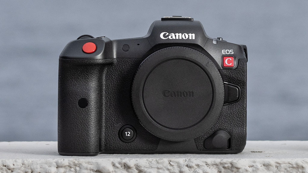 Canon R5C front view