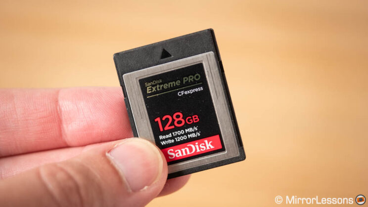 Sandisk CFexpress Type B card