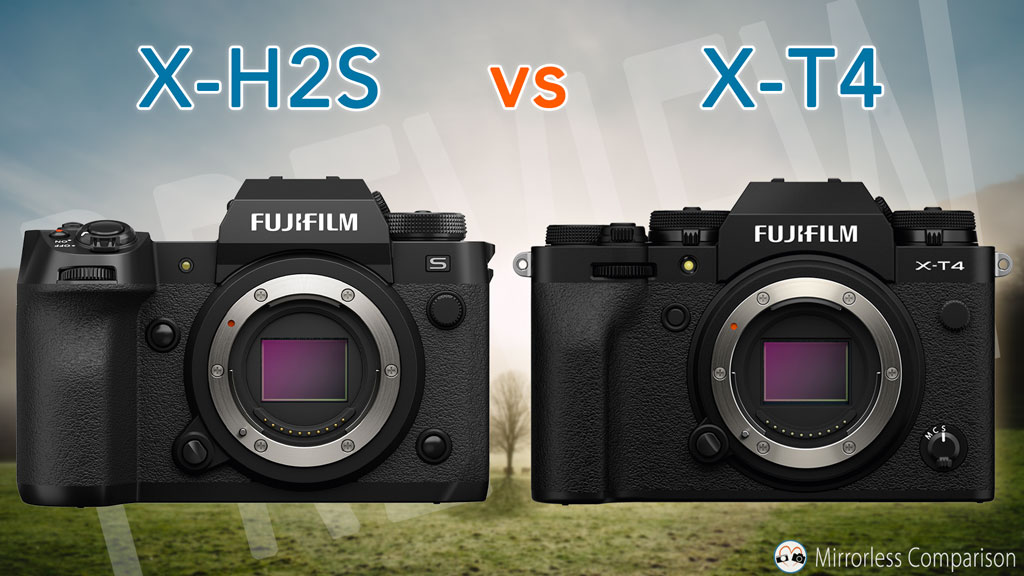 Fujifilm X-H2S vs X-T4 - The 10 Main Differences - Mirrorless Comparison