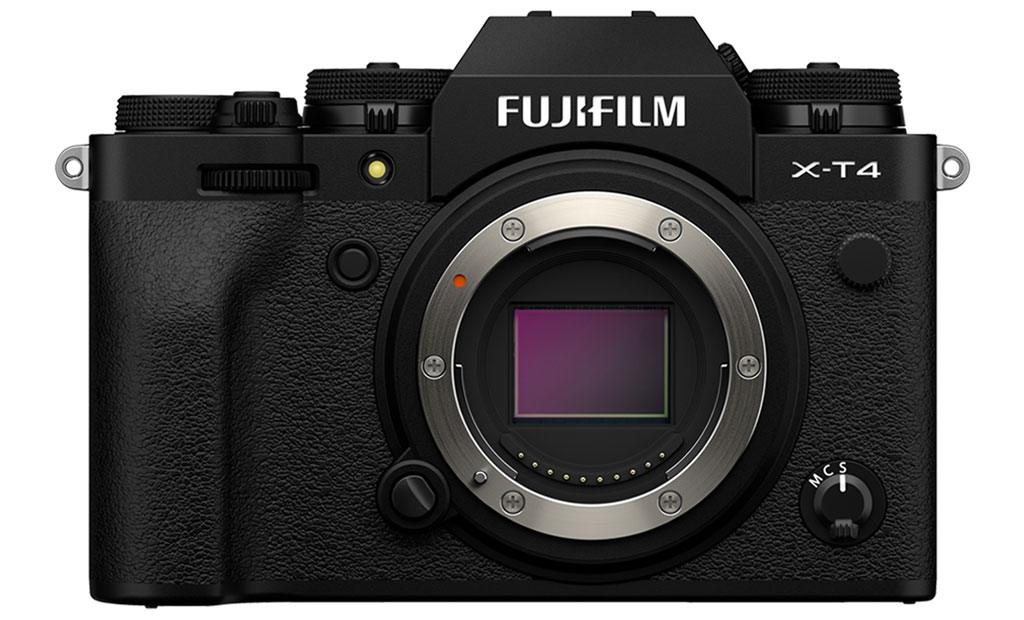 Fujifilm X-T4, front view