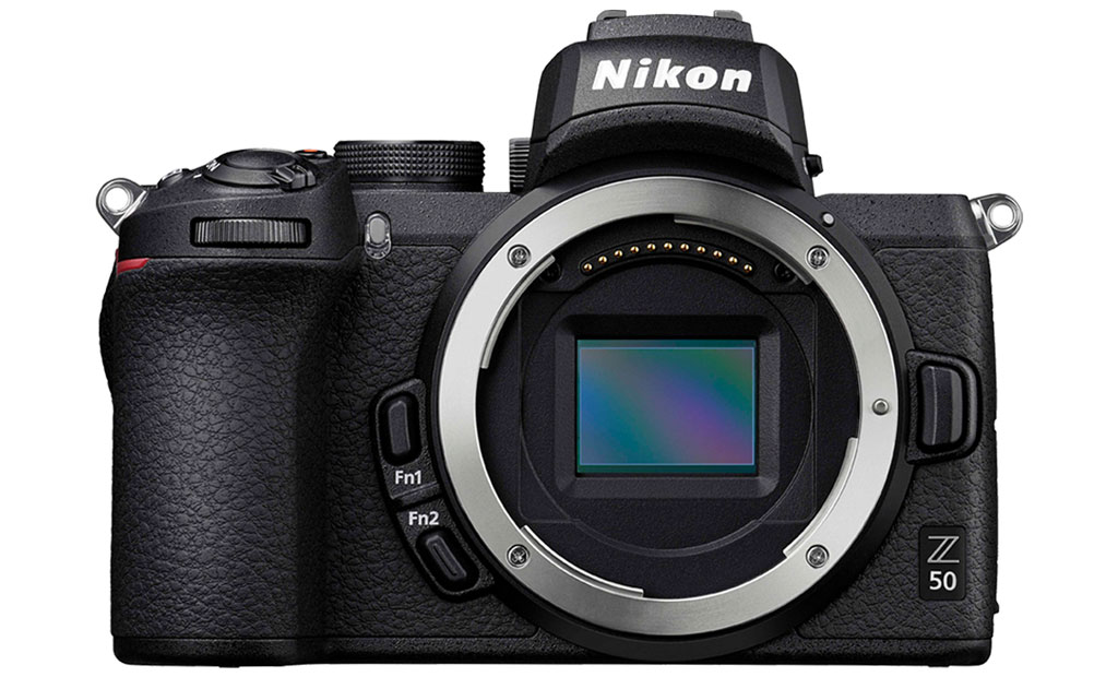 Nikon Z50, front view