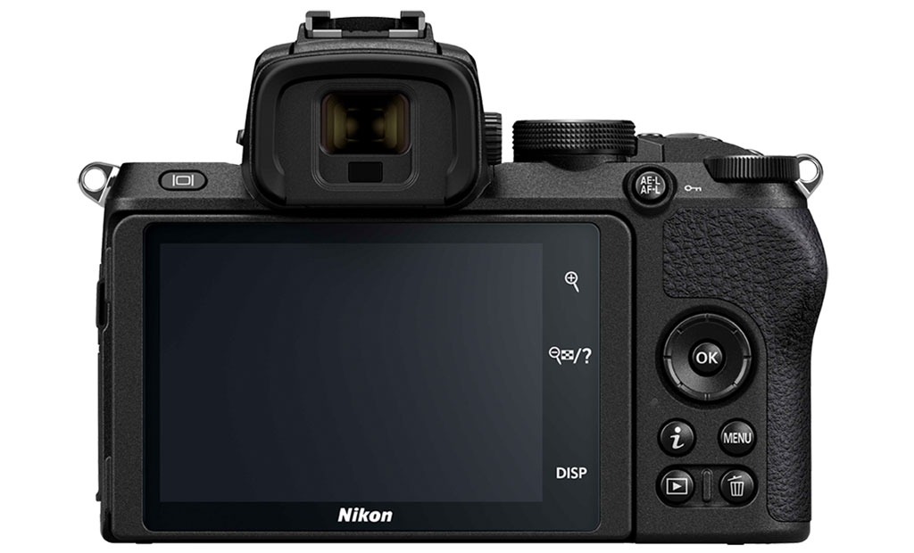 Nikon Z50, rear view