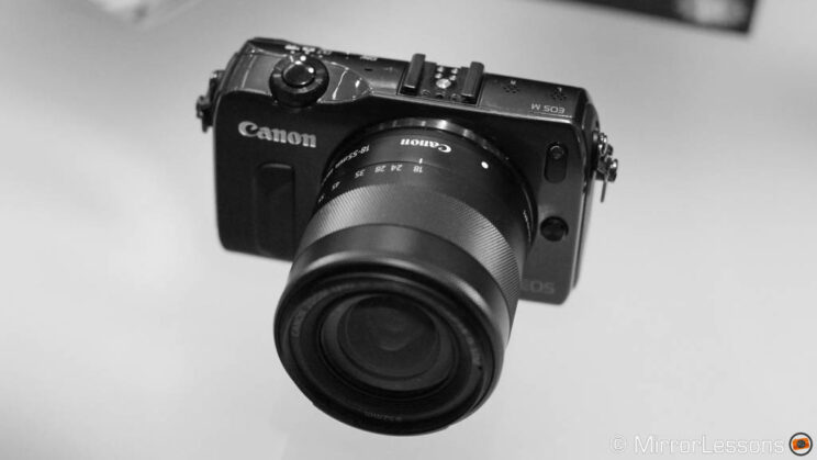 Canon EOS M with kit lens