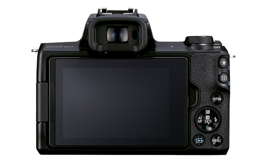 Canon M50 II, rear view