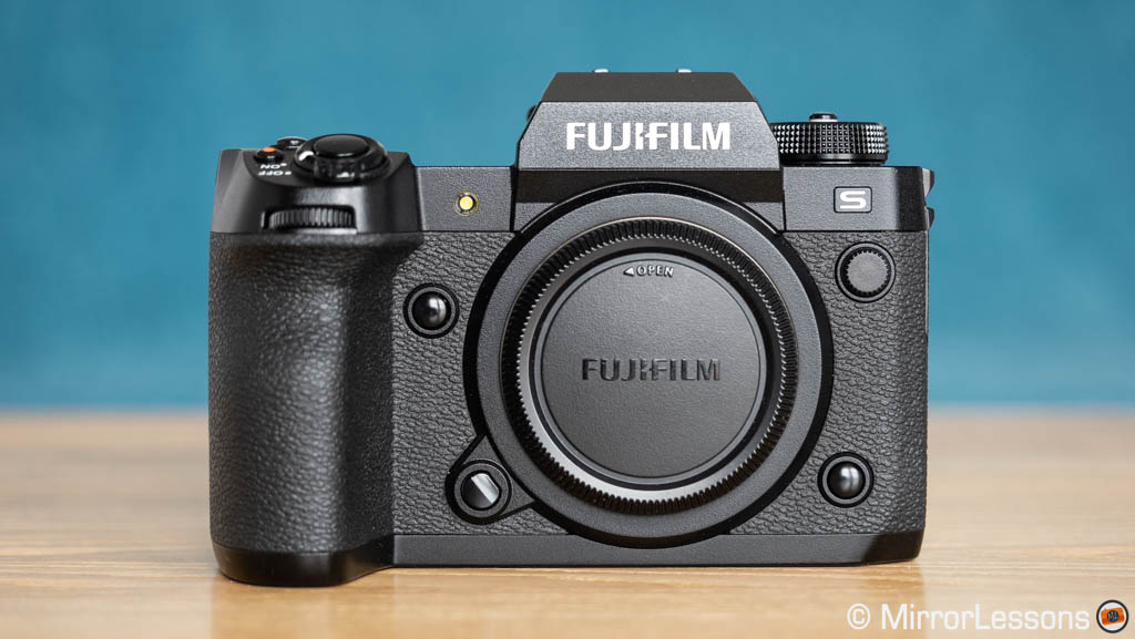 Fujifilm X-H2S, front view