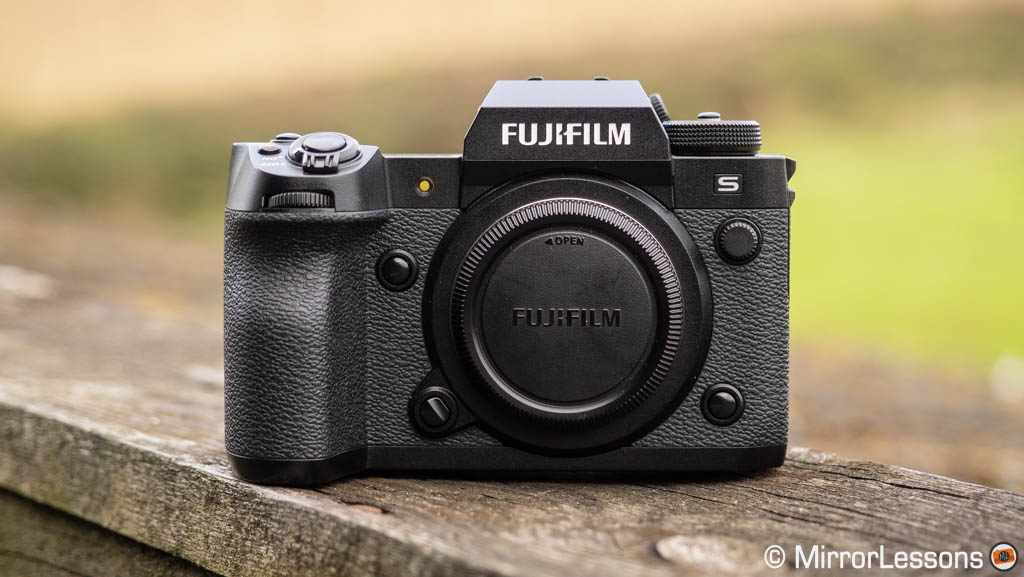 Fujifilm X-H2S, front view