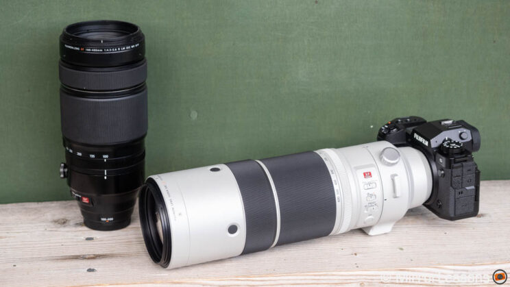 Fuji 100-400mm next to the 150-600mm