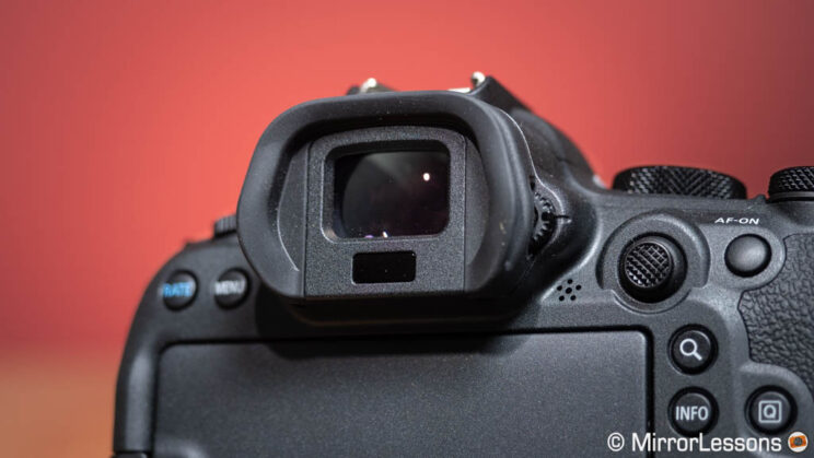 Canon R6 II viewfinder