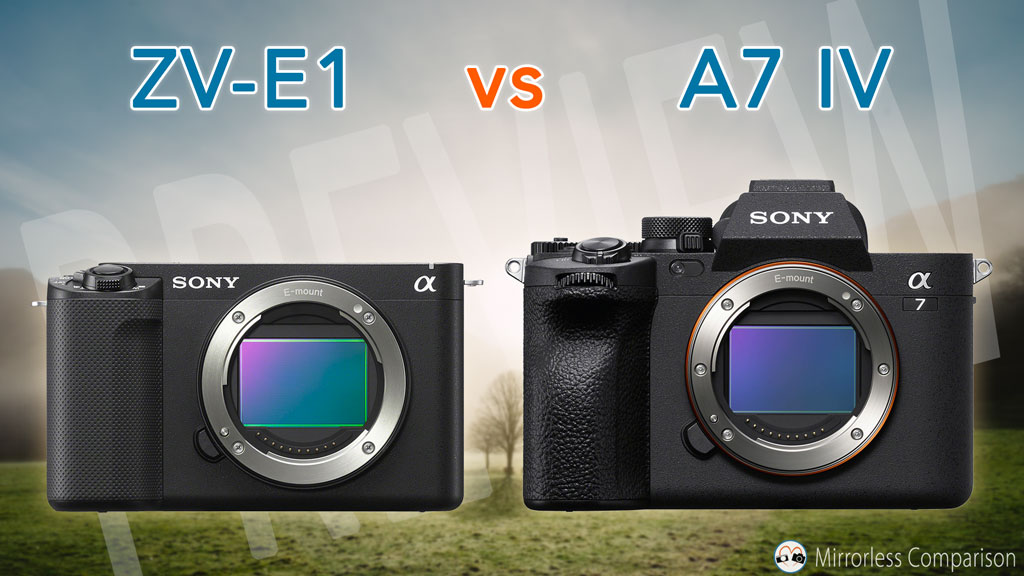Sony ZV-E1 vs A7 IV - The 10 Main Differences - Mirrorless Comparison