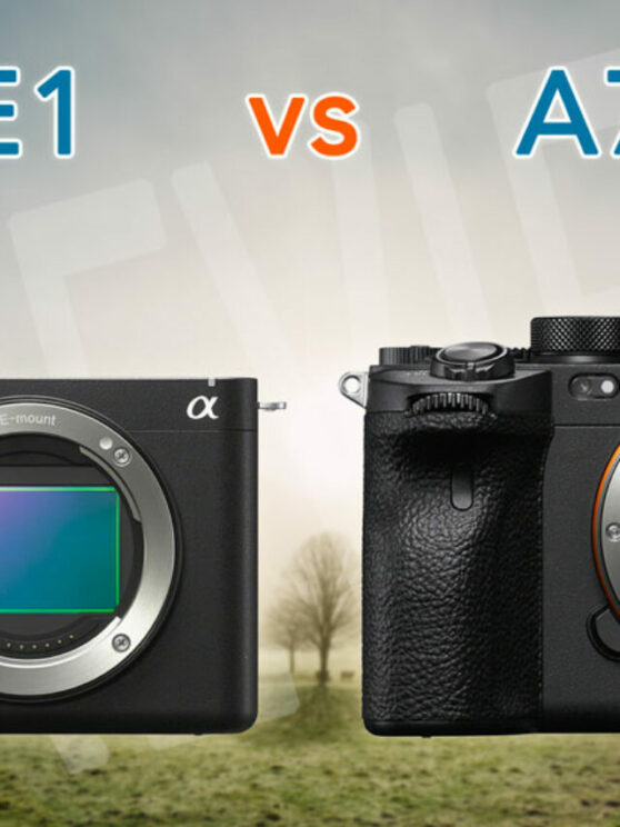 Sony ZV-E1 next to the A7S III