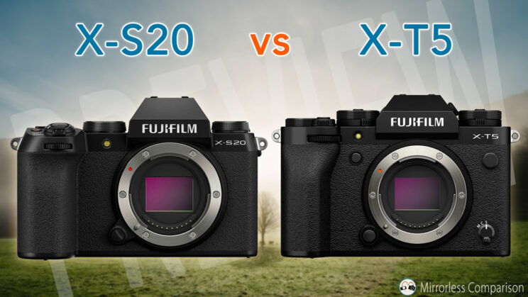 Fujifilm X-S20 and X-T5