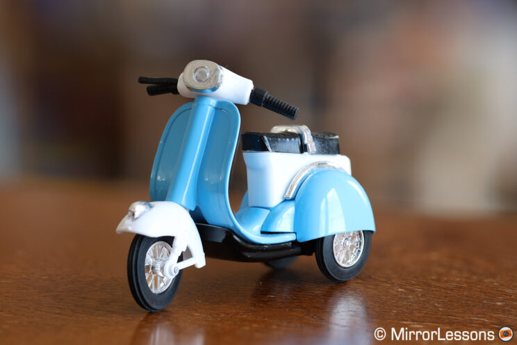 Miniature Vespa scooter