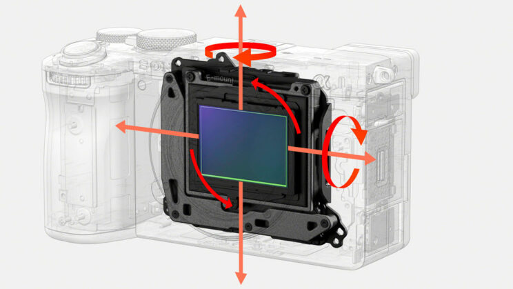 IBIS mechanism on the Sony A7C II.