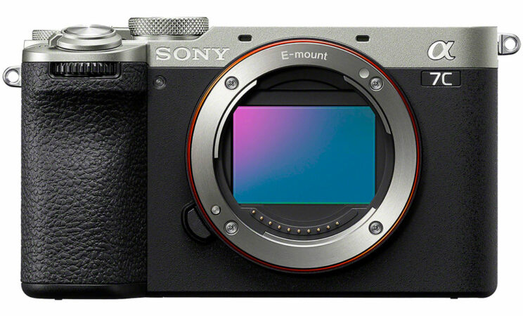 Sony A7C II, front view