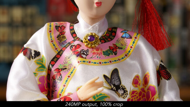 Crop of the previous image showing all the details on the doll.