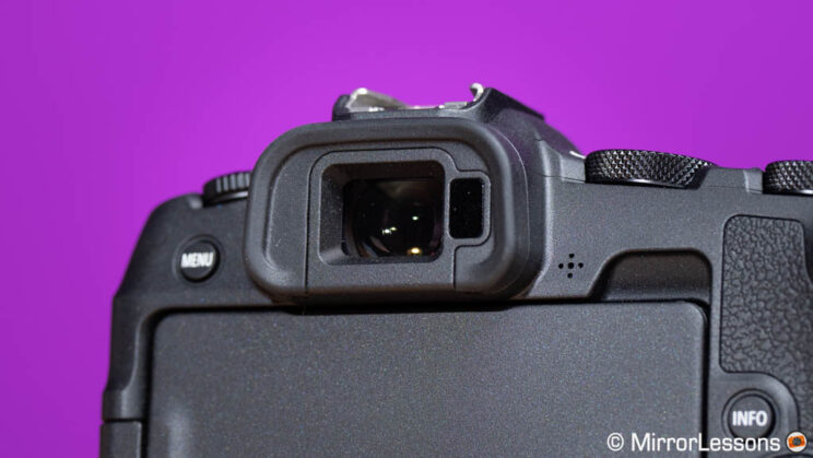 Canon EOS RP viewfinder
