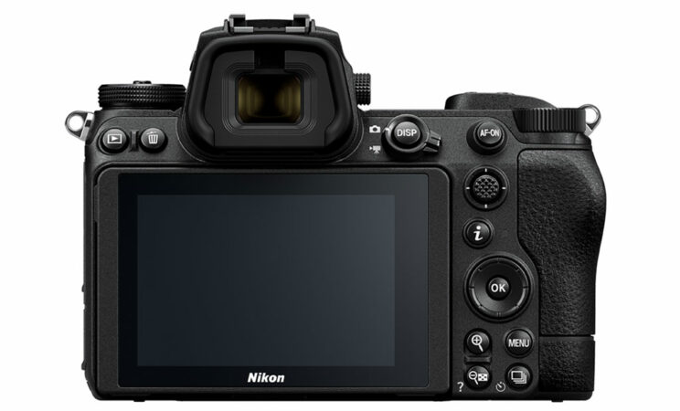 Nikon Z6 II, rear view