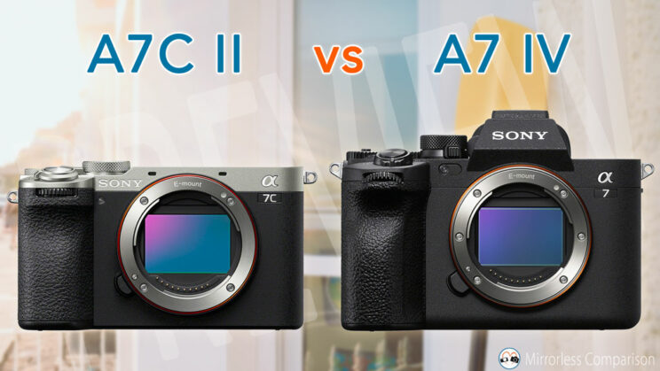 Sony A7C II and A7 IV side by side