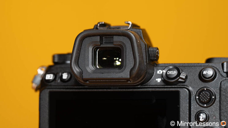 Nikon Z7 II viewfinder