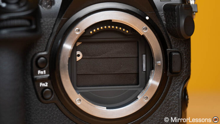 Sensor shield on the Nikon Z8