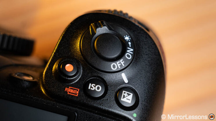 On/Off switch on the Nikon Z8
