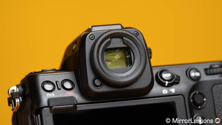 Nikon Z8 viewfinder