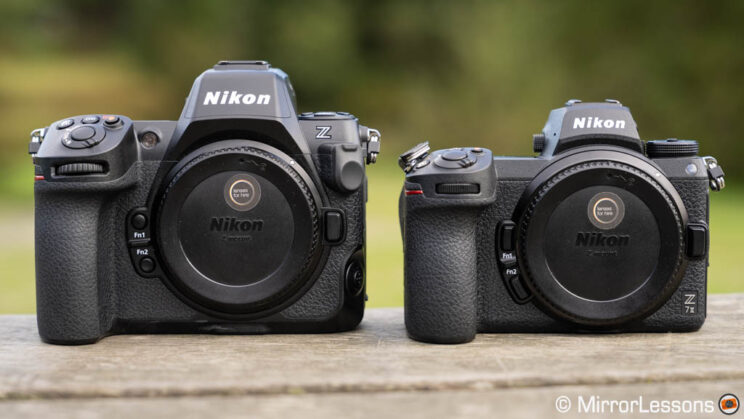 Nikon Z8 and Z7 II side by side