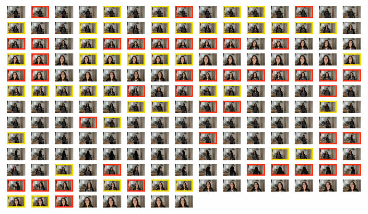 Thumbnail images showing the AF Test sequence for the Nikon Z7 II