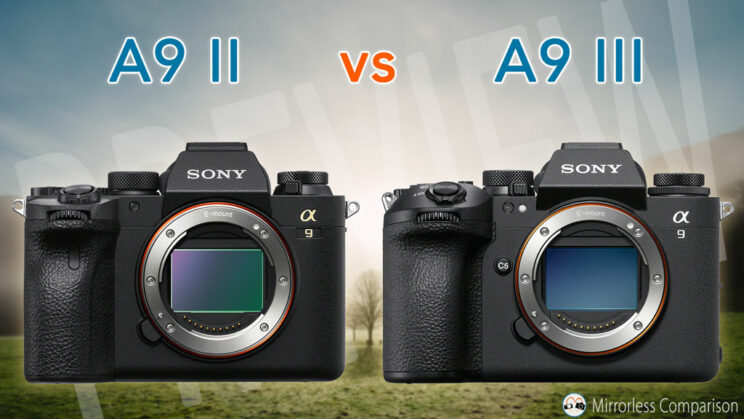 Sony A9 II and A9 III