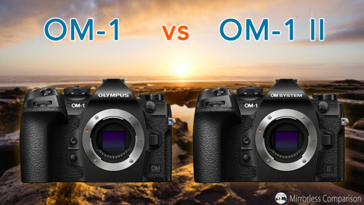 OM-1 and OM-1 II side by side